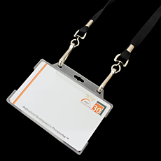 Landscape Edged Rigid ID Holder