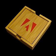 Bamboo Coaster Set