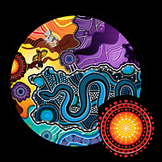 NAIDOC Folding Frisbee 3