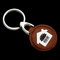 Leather Home Keyring