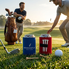 Custom Tee Time Can Cooler