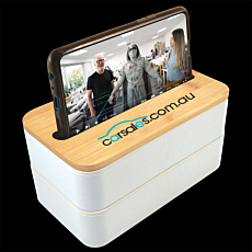 Stax Eco Lunch Box with Phone Holder Lid
