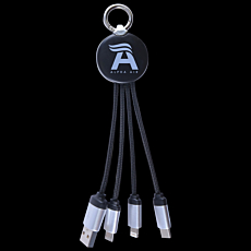 Round Glow 3 in 1 Illuminating Cable