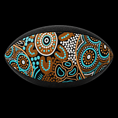 9 Inch "50 Years In Motion" Rugby Ball