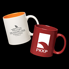 325ml Coloured Stoneware Mug With C-Handle
