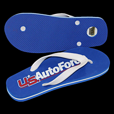 Bottle Opener Thongs w/Rubber Strap