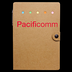 Large Snap Closure Notebook With Desk Essentials