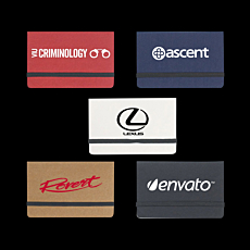 Sticky Notes & Flags In Business Card Case