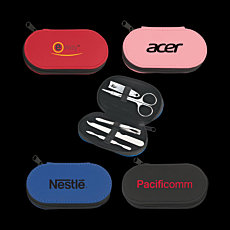 5-Piece Leather Look Manicure Set