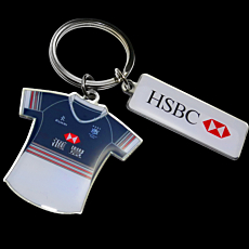 Stainless Steel Epoxy Dome Keyrings
