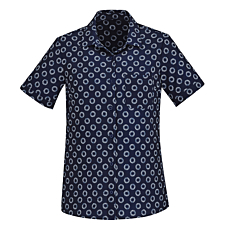Womens Florence Daisy Print Short Sleeve Shirt