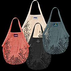 Cotton Mesh Bag w/ Woven Label