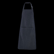 Grant Denim Bib Apron With Pocket