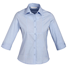Ladies Chevron 3/4 Sleeve Shirt