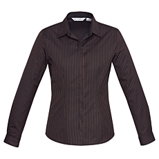 Ladies Reno Stripe Long Sleeve Shirt