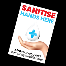 Hand Sanitiser Location Sign