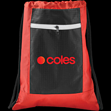 Zippered Ripstop Drawstring Sportspack
