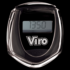 Solar-Powered Pedometer White 