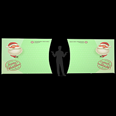 Oval Two Part Display Wall