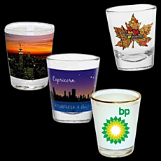 Dye Sublimation Shot Glass
