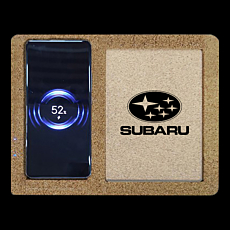 Cork Wireless Charging Station with Photo Frame