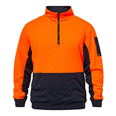 Crest” Hi Vis Two Tone 1/2 Zip Pullover
