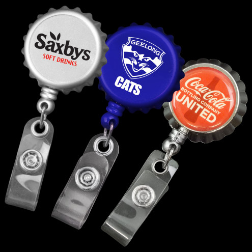 Custom Bottle Top Badge Reels At Factory Prices, Visit Now