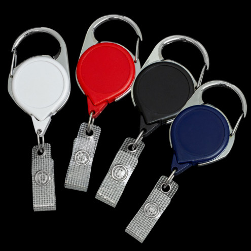 Carabiner Badge Reels, Choose From 4 Colours. Shop Now!