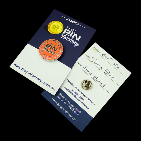 Lapel Pin Backing Cards: Enamel Badge Gift Box Solution