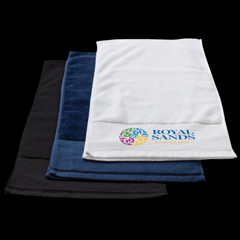 Monogram Sports Towel - Monogram Gym Towel - Embroidered Sports Towel-  Personalised Sports Towel- Gym Towel With Pocket - Embroidered Towel
