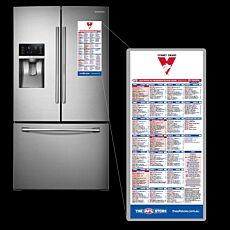 AFL Fridge Magnets Fixture Card