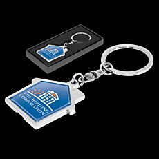 House Metal Keyring