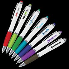 New Jersey Stylus Pen White Barrel