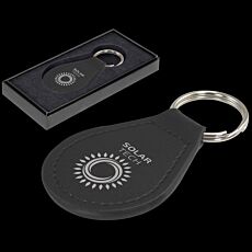 Prince Leather Key Ring Round