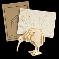 Laser Cut Kiwi Wooden Model