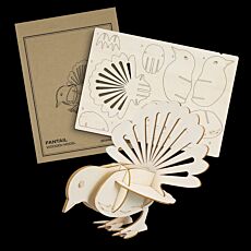 Laser Cut Fantail Wooden Model