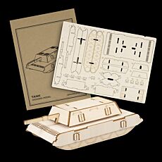 Laser Cut Tank Wooden Model