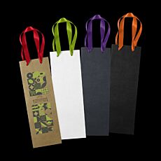 Champagne Ribbon Handle Paper Bag