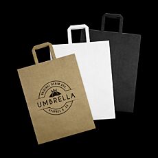 Extra Large Flat Handle Paper Bag Portrait