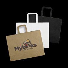 Extra Large Flat Handle Paper Bag Landscape