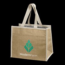 Lumi Jute Cooler Bag