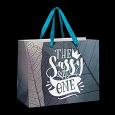 Large Ribbon Handle Paper Bag - Full Colour