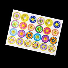 Sticker Sheet 44mm Circle - Gloss