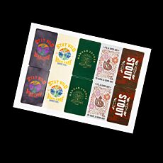 Sticker Sheet 88x50mm Rectangle - Gloss
