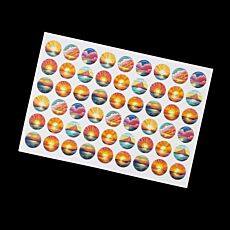 Sticker Sheet 26mm Circle - Matte