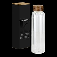 Keepsake Linear Glass Drink Bottle