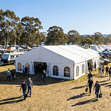 18m x 20m Curve Top Tent