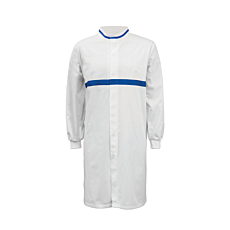 Food Industry Dustcoat, Contrast Trims On Collar And Chest (MTO)