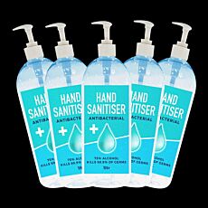 1L Unbranded Pump Hand Sanitiser