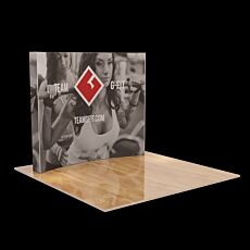4x2.2m Curved Pop Up Display